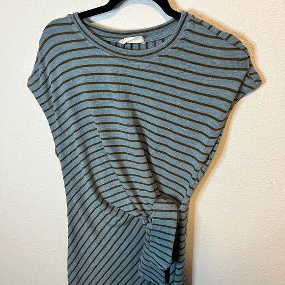 By Together Boutique Tie Waist Striped Dress Size M - Picture 1 of 4
